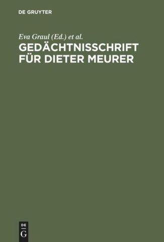 Gedächtnisschrift für Dieter Meurer