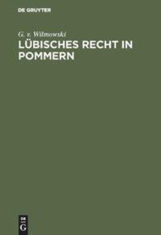 Lübisches Recht in Pommern