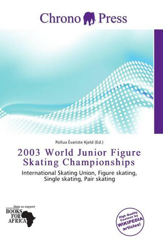 2003 World Junior Figure Skating Championships