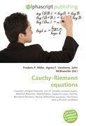 Cauchy-Riemann equations