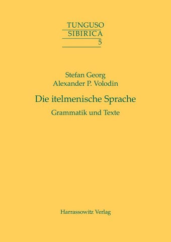 Die itelmenische Sprache