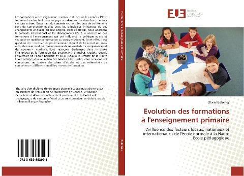 Evolution des formations à l'enseignement primaire