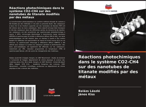 Réactions photochimiques dans le système CO2-CH4 sur des nanotubes de titanate modifiés par des métaux