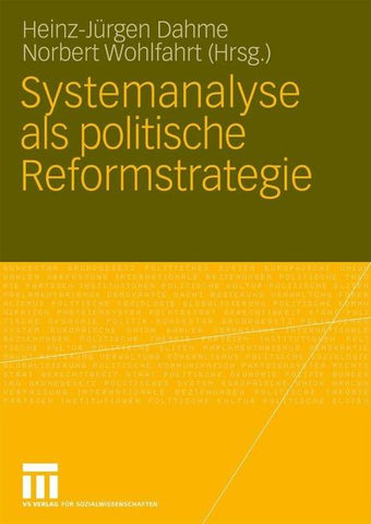 Systemanalyse als politische Reformstrategie