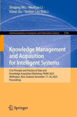 Knowledge Management and Acquisition for Intelligent Systems