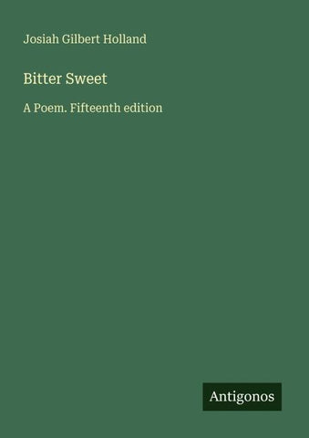 Bitter Sweet