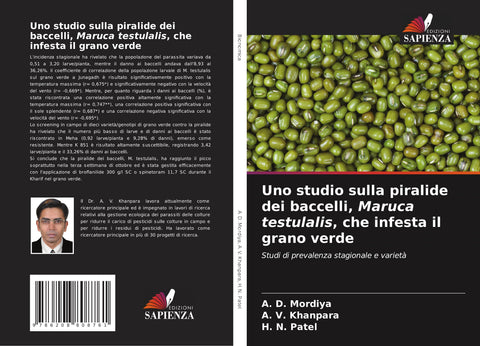 Uno studio sulla piralide dei baccelli, Maruca testulalis, che infesta il grano verde