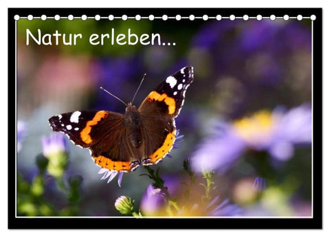 Natur erleben... (Tischkalender 2026 DIN A5 quer), CALVENDO Monatskalender