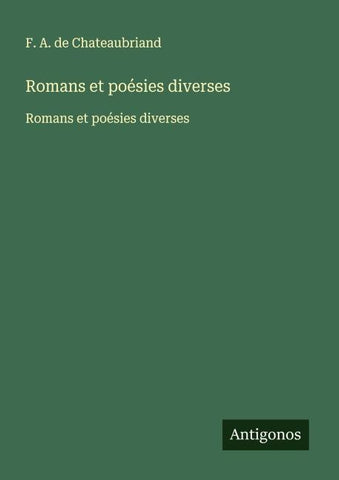Romans et poésies diverses