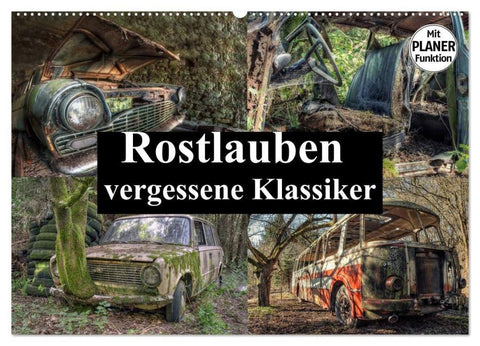 Rostlauben - vergessene Klassiker (Wandkalender 2026 DIN A2 quer), CALVENDO Monatskalender