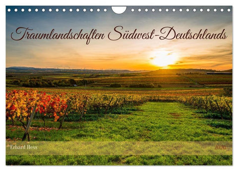 Traumlandschaften Südwest-Deutschlands (Wandkalender 2026 DIN A4 quer), CALVENDO Monatskalender