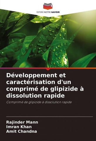 Développement et caractérisation d'un comprimé de glipizide à dissolution rapide