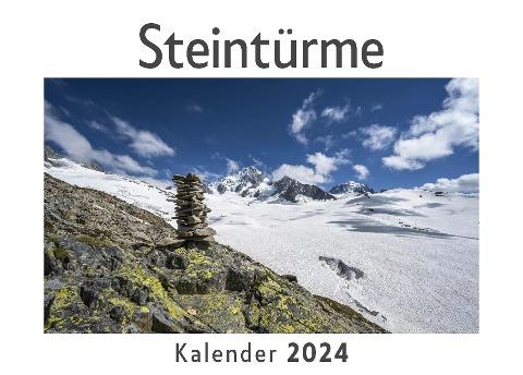 Steintürme (Wandkalender 2024, Kalender DIN A4 quer, Monatskalender im Querformat mit Kalendarium, Das perfekte Geschenk)