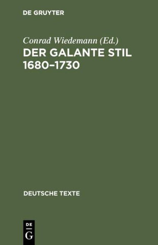 Der galante Stil 1680–1730