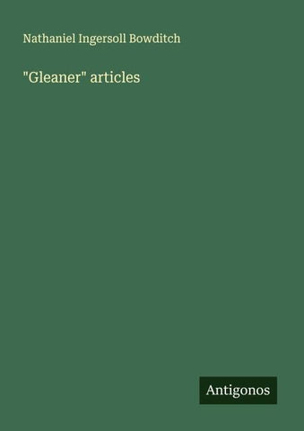 "Gleaner" articles