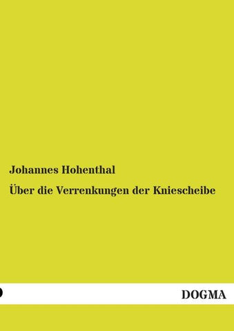 Über die Verrenkungen der Kniescheibe