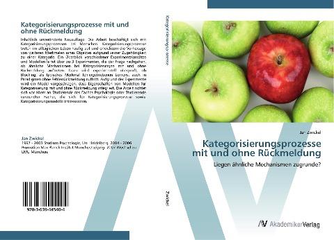Kategorisierungsprozesse mit und ohne Rückmeldung