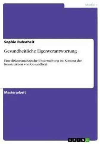 Gesundheitliche Eigenverantwortung