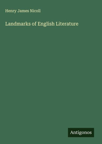 Landmarks of English Literature