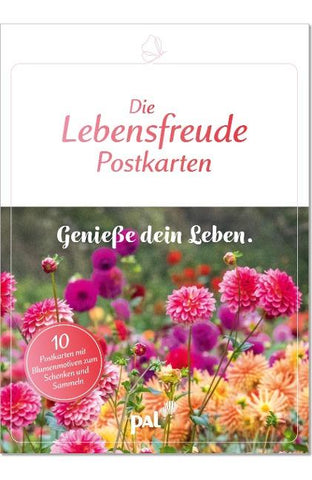 Die Lebensfreude-Postkarten. Genieße dein Leben.