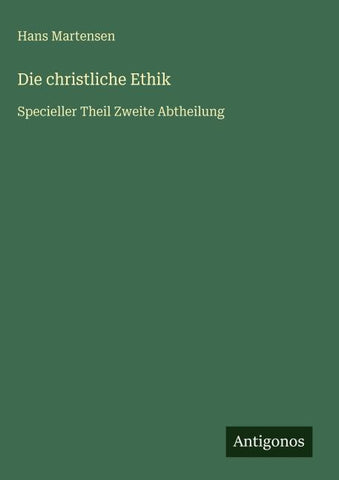 Die christliche Ethik