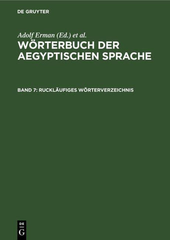 Ruckläufiges Wörterverzeichnis