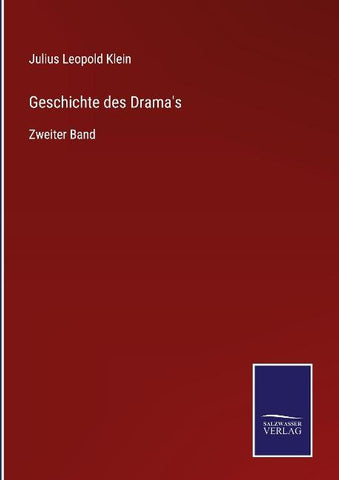 Geschichte des Drama's