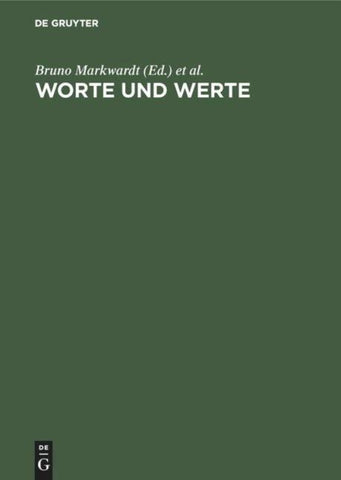 Worte und Werte