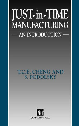 Just-in-Time Manufacturing