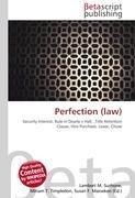 Perfection (law)