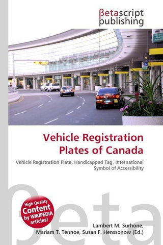 Vehicle Registration Plates of Canada