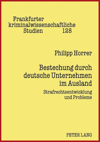 Bestechung durch deutsche Unternehmen im Ausland