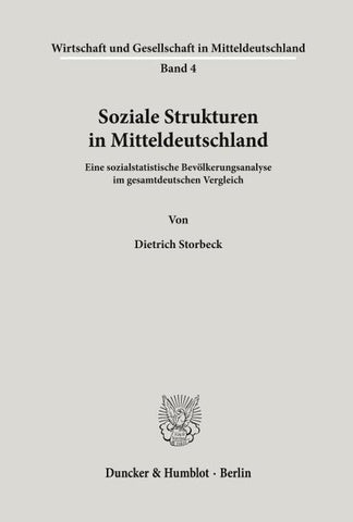 Soziale Strukturen in Mitteldeutschland.