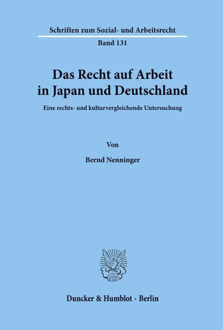 Das Recht auf Arbeit in Japan und Deutschland.