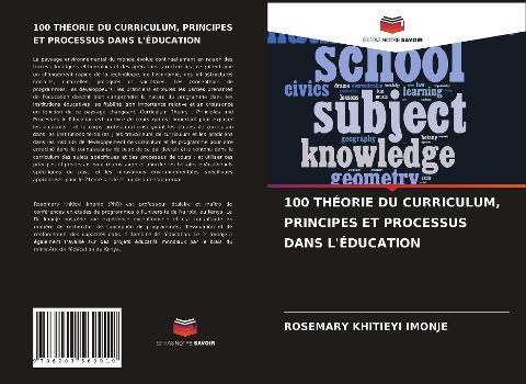 100 THÉORIE DU CURRICULUM, PRINCIPES ET PROCESSUS DANS L'ÉDUCATION