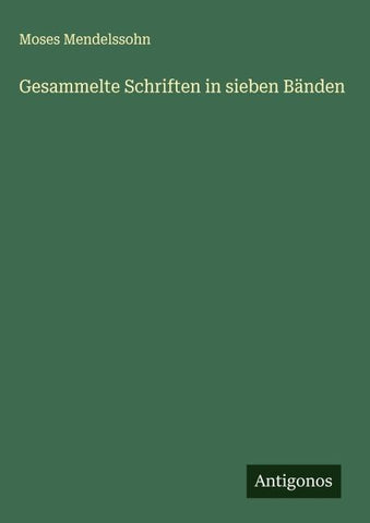 Gesammelte Schriften in sieben Bänden