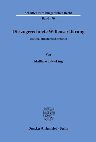Die zugerechnete Willenserklärung.