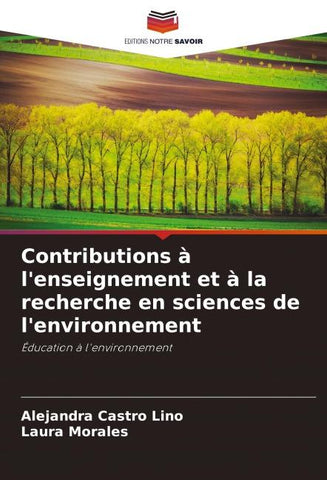 Contributions à l'enseignement et à la recherche en sciences de l'environnement