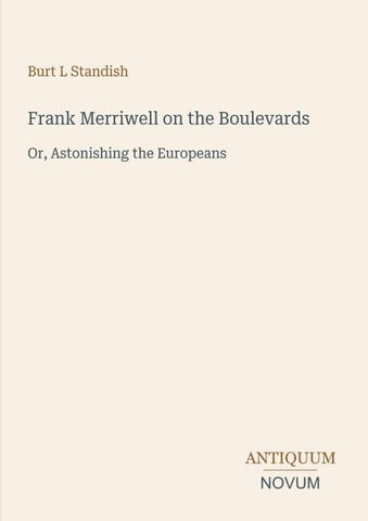 Frank Merriwell on the Boulevards
