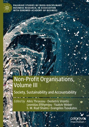 Non-Profit Organisations, Volume III