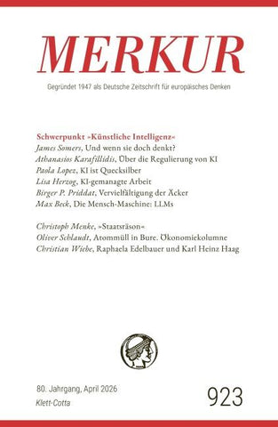 MERKUR 4/2026, Jg.80