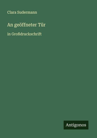 An geöffneter Tür