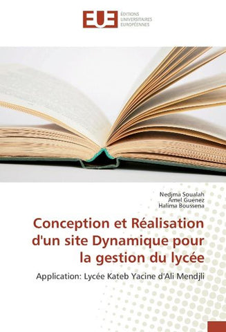 Conception et Réalisation d'un site Dynamique pour la gestion du lycée