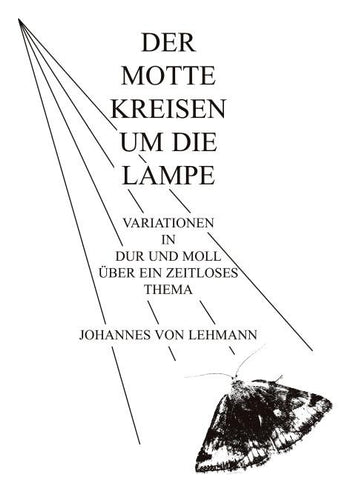 Der Motte Kreisen um die Lampe