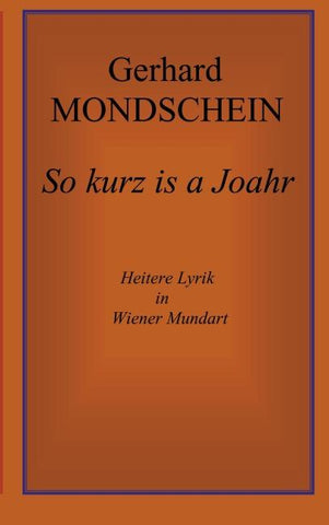 So kurz is a Joahr