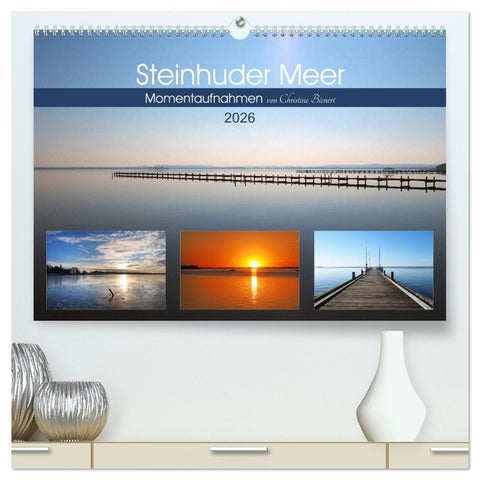 Steinhuder Meer, Momentaufnahmen von Christine Bienert (hochwertiger Premium Wandkalender 2026 DIN A2 quer), Kunstdruck in Hochglanz