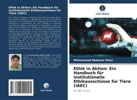 Ethik in Aktion: Ein Handbuch für institutionelle Ethikausschüsse für Tiere (IAEC)