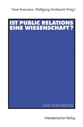 Ist Public Relations eine Wissenschaft?