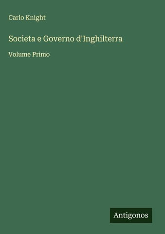 Societa e Governo d'Inghilterra