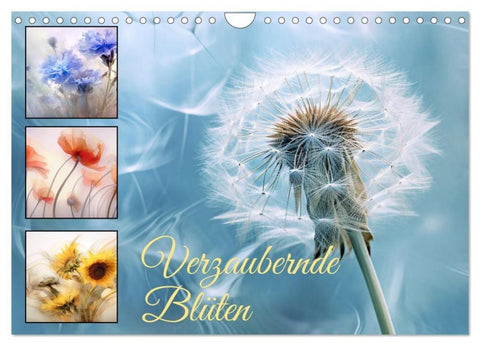 Verzaubernde Blüten (Wandkalender 2026 DIN A4 quer), CALVENDO Monatskalender